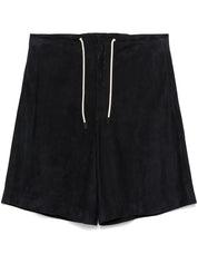 Emporio Armani Shorts Black leather