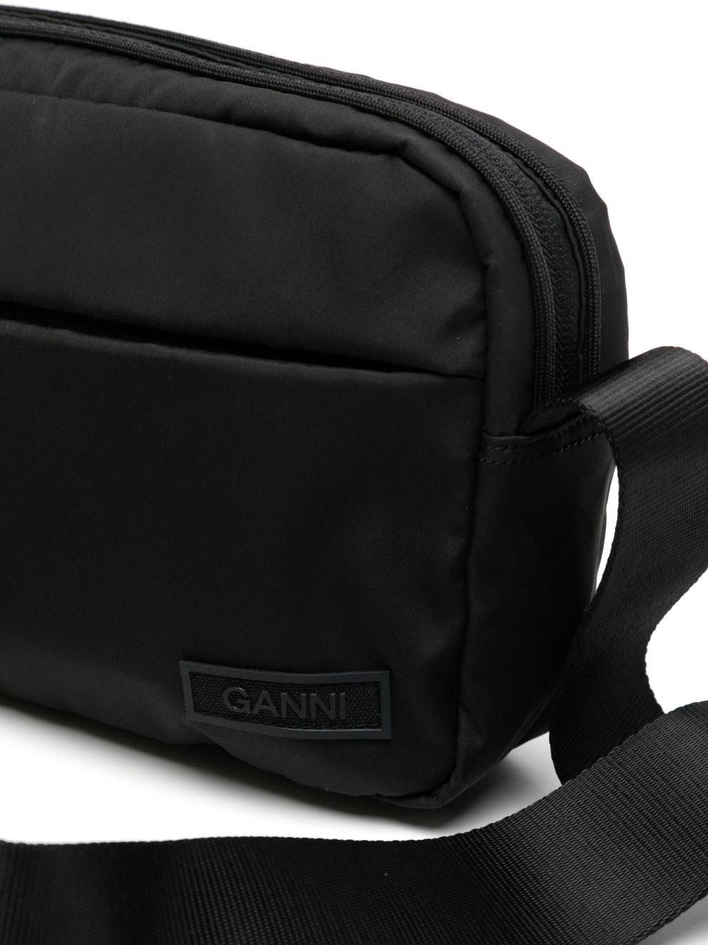 Ganni Bags.. Black recycled polyester crossbody