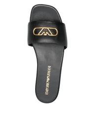 Sandalias EXCLUSIVAS EMPORIO ARMANI en piel negra