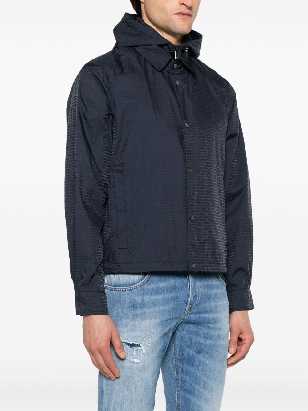 Emporio Armani Coats Blue