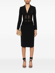 Elisabetta Franchi Jackets Black corset style