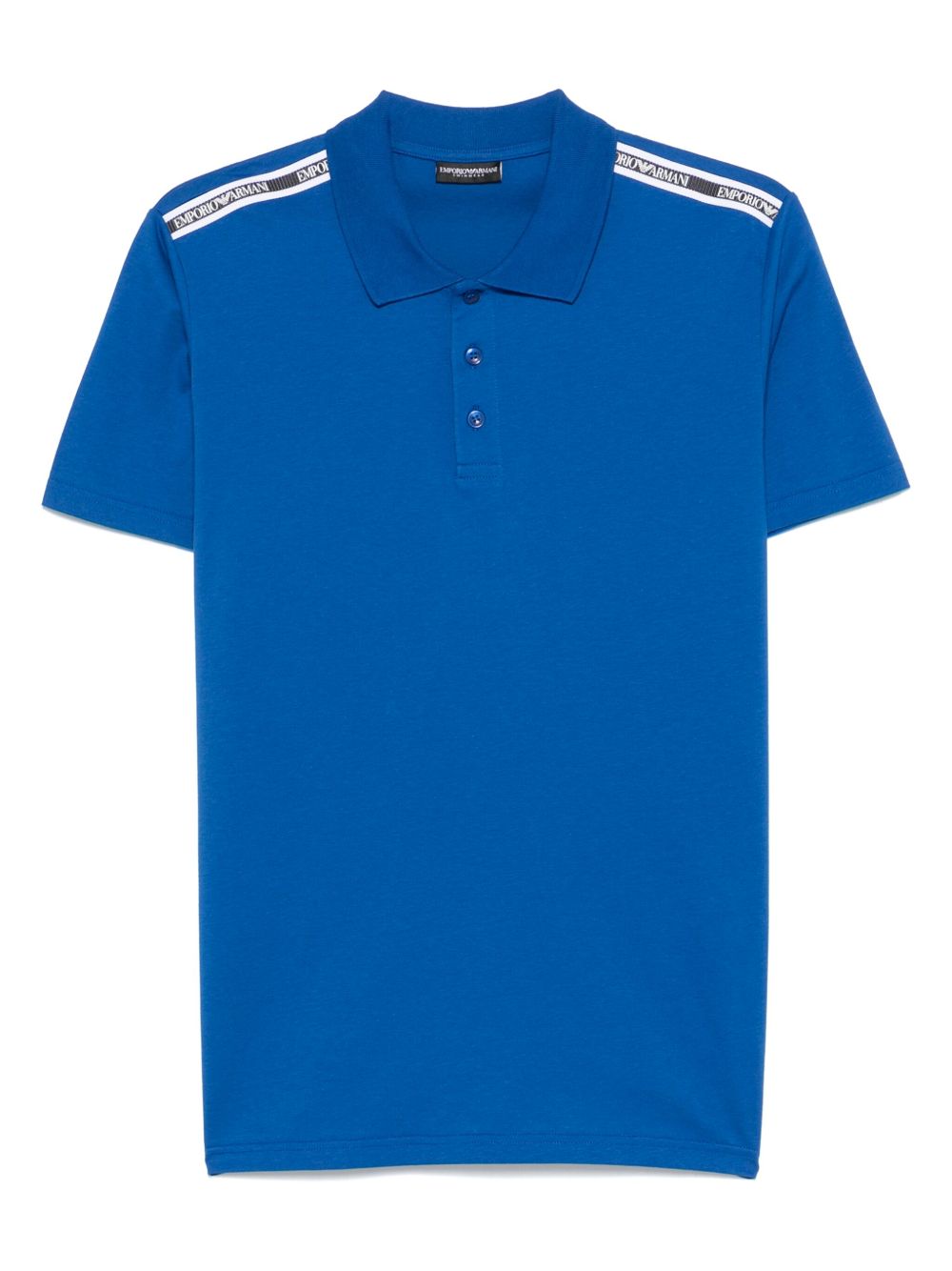 Emporio Armani T-shirts and Polos Blue cotton polo