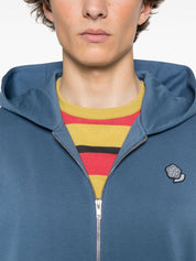 Kenzo Sweaters Blue with embroidered logo