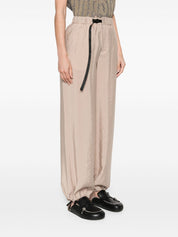 White Sand Trousers Beige wide leg