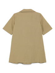 Semicouture Dresses Beige with short sleeves