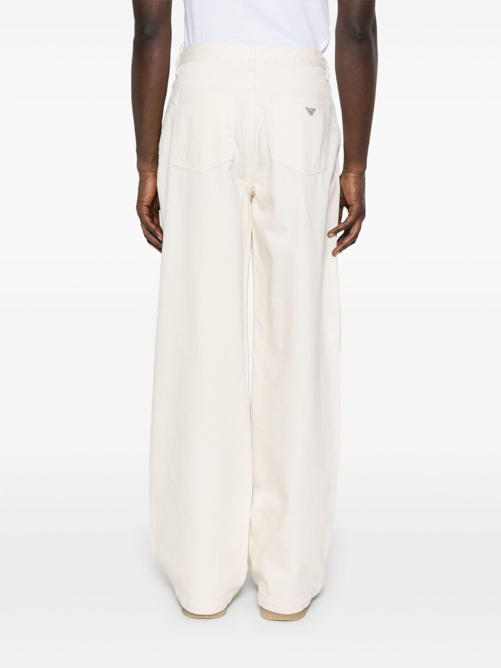 Pantalon capsule Emporio Armani blanc