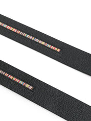 Ceintures Paul Smith Ceinture en cuir noir
