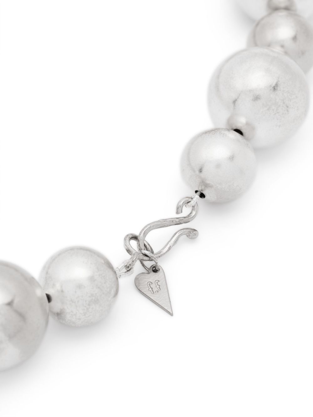 Forte Forte Bijoux Silver beaded collier