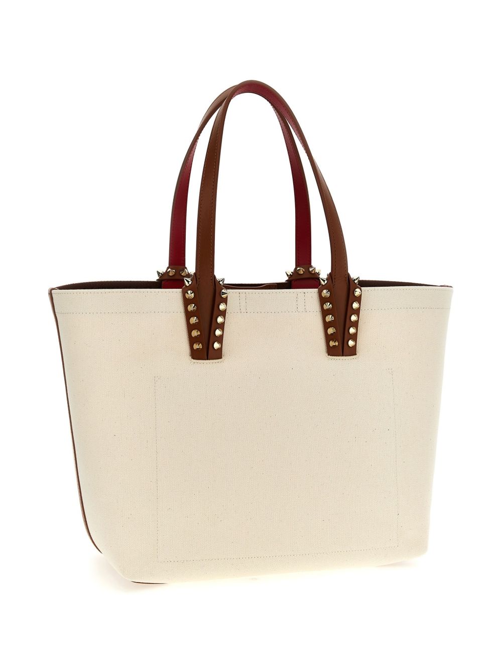 Sacs Christian Louboutin. Sac cabas en toile beige