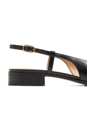 Chaussures plates Valentino Garavani en cuir noir