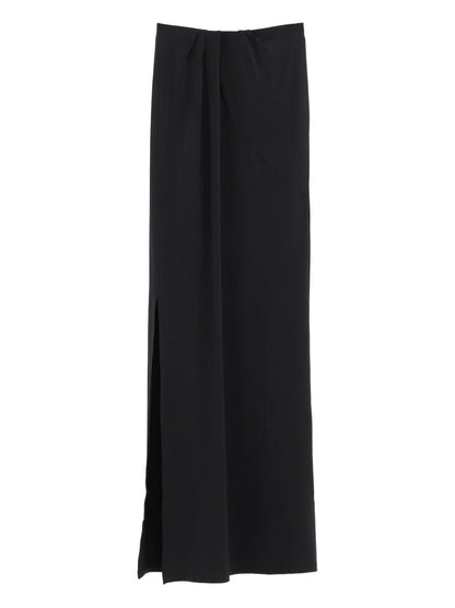 Jacquemus La Jupe Peplo — Black Midi Skirt