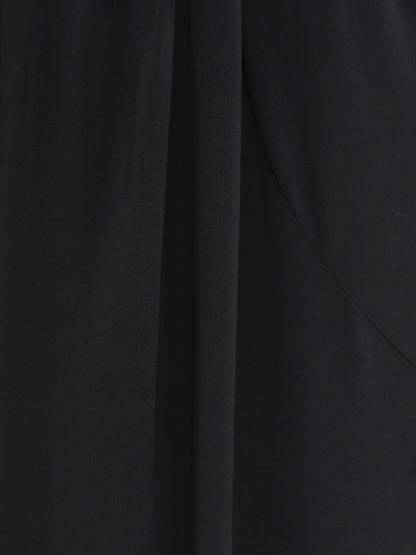 Jacquemus La Jupe Peplo — Black Midi Skirt