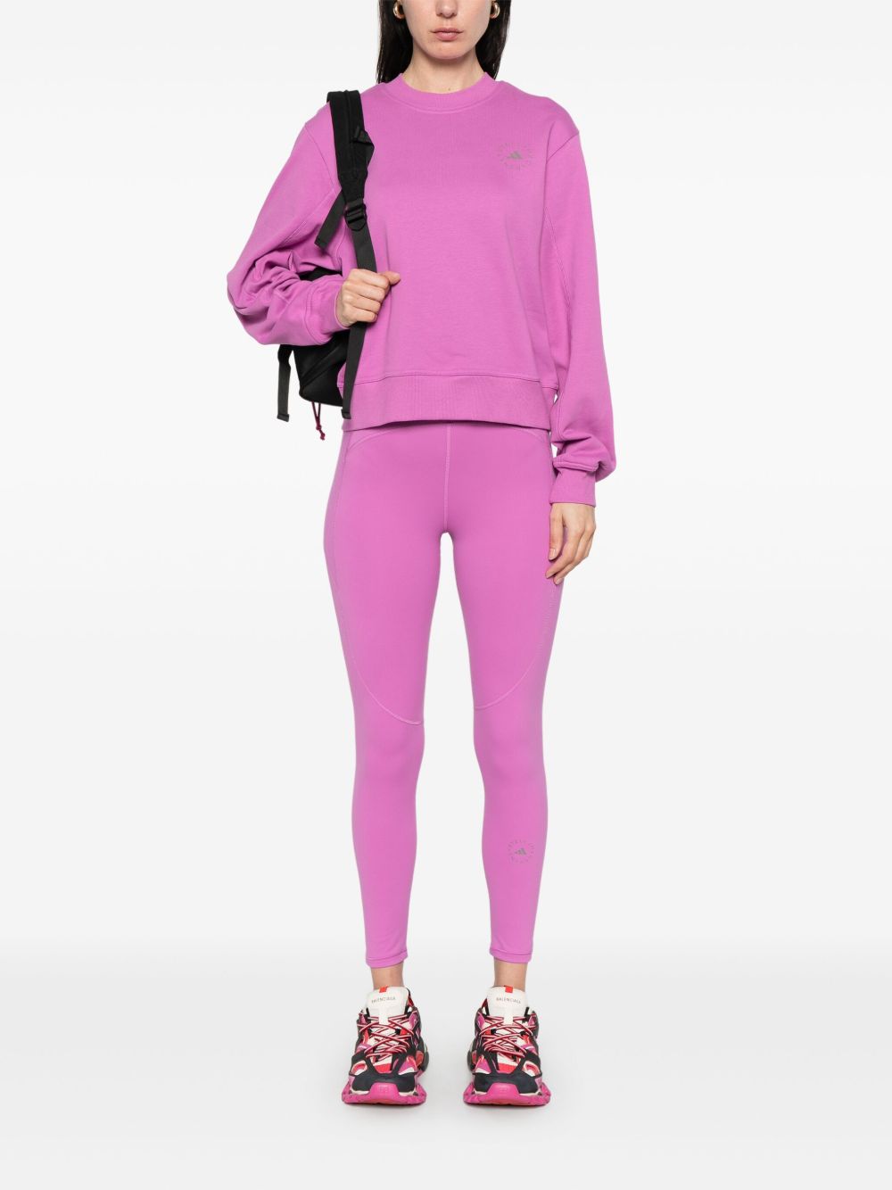 Adidas By Stella McCartney Trousers Purple leggings