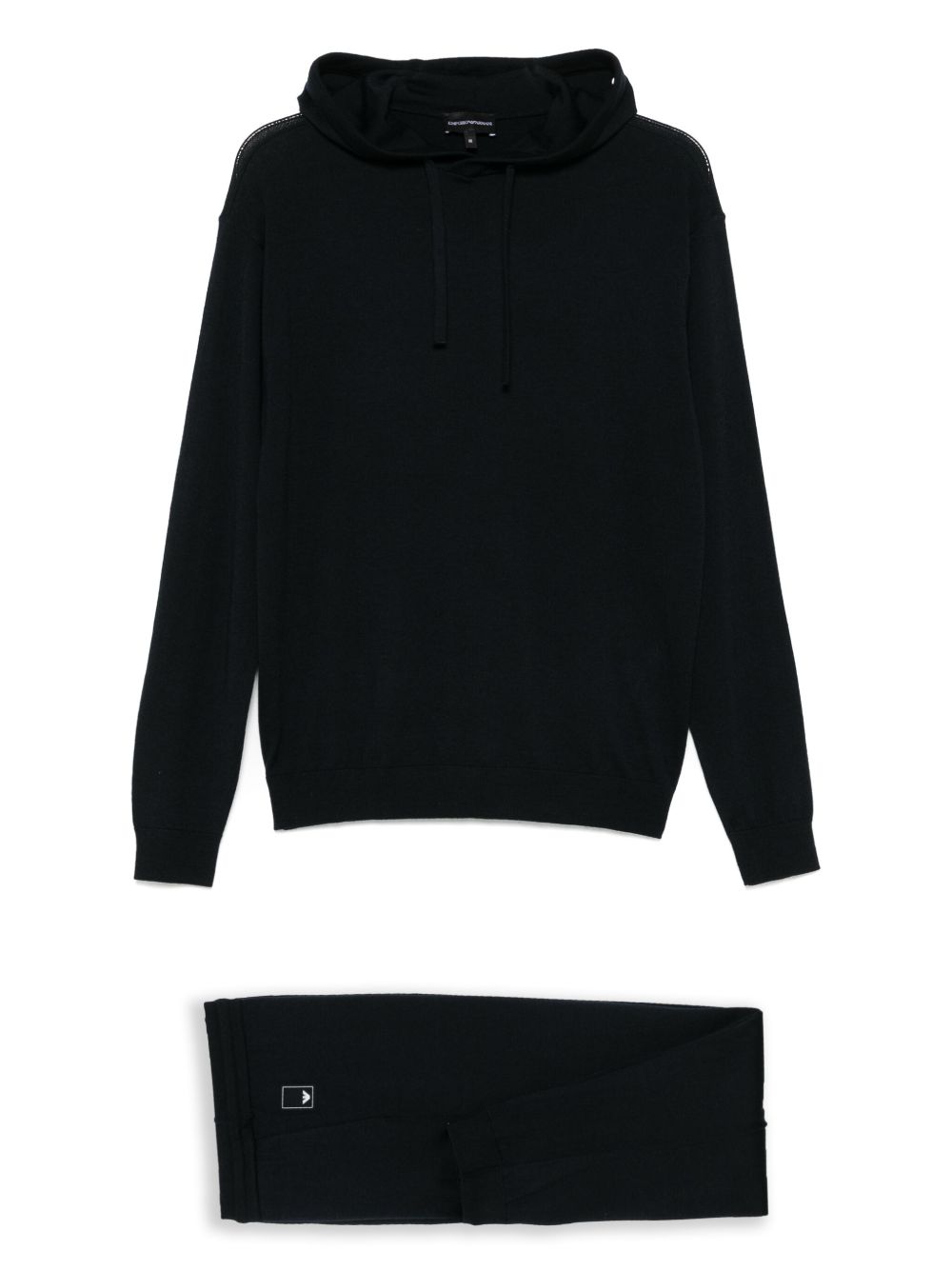 Suéteres cápsula Emporio Armani Mono de lana azul