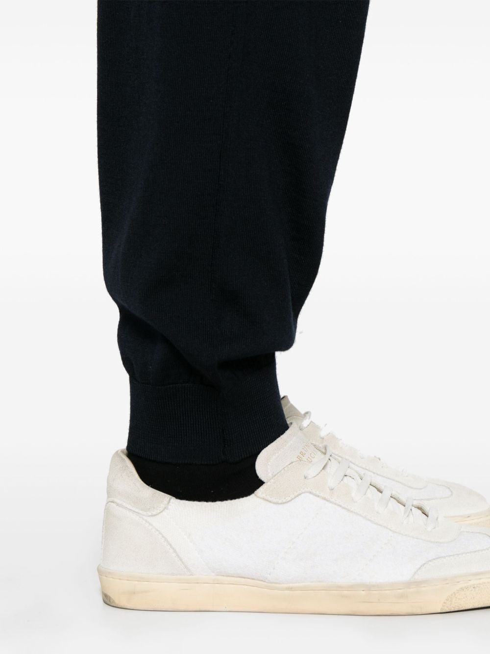 Suéteres cápsula Emporio Armani Mono de lana azul