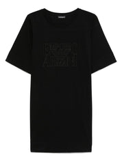 Bata camiseta larga negra Emporio Armani Sea Clothing