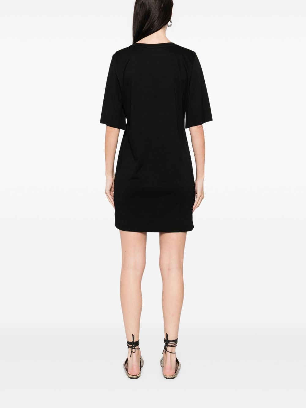 Bata camiseta larga negra Emporio Armani Sea Clothing