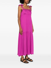 Emporio Armani Sea clothing Purple long dress