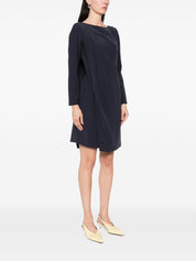 Emporio Armani Dresses Blue — Prussian Cady Short Dress