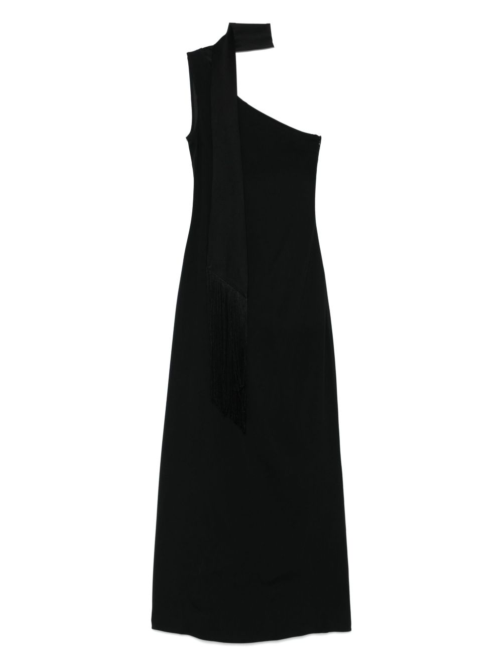 Taller Marmo Pre Dresses Black one-shoulder long dress