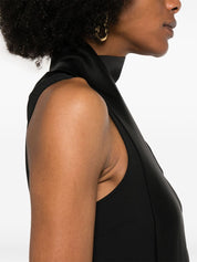 Taller Marmo Pre Dresses Black one-shoulder long dress