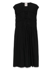 Semicouture Dresses Black cotton long dress