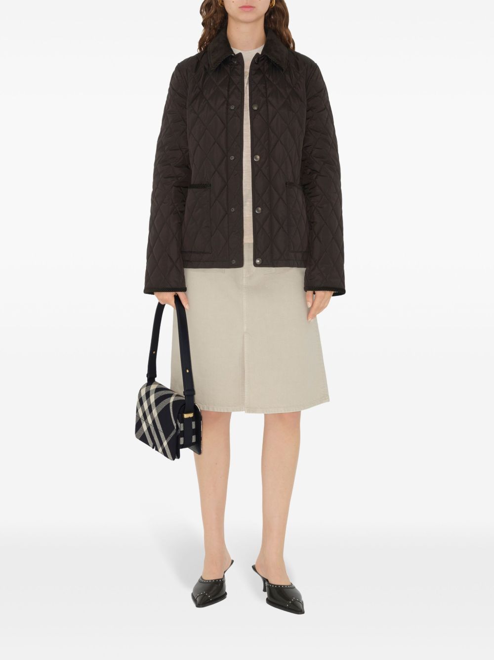 Chaquetas Burberry Marrones