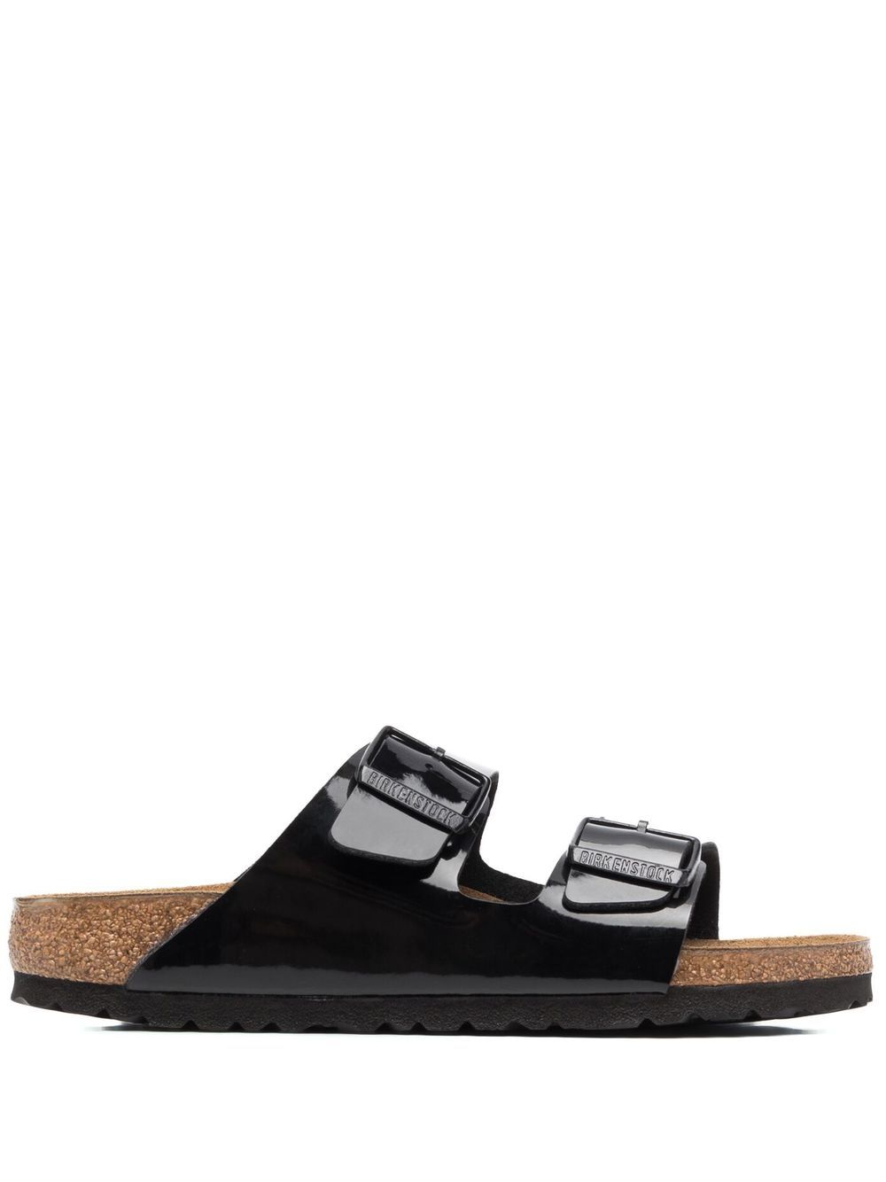 Birkenstock Sandals Black in patent Birko Flor