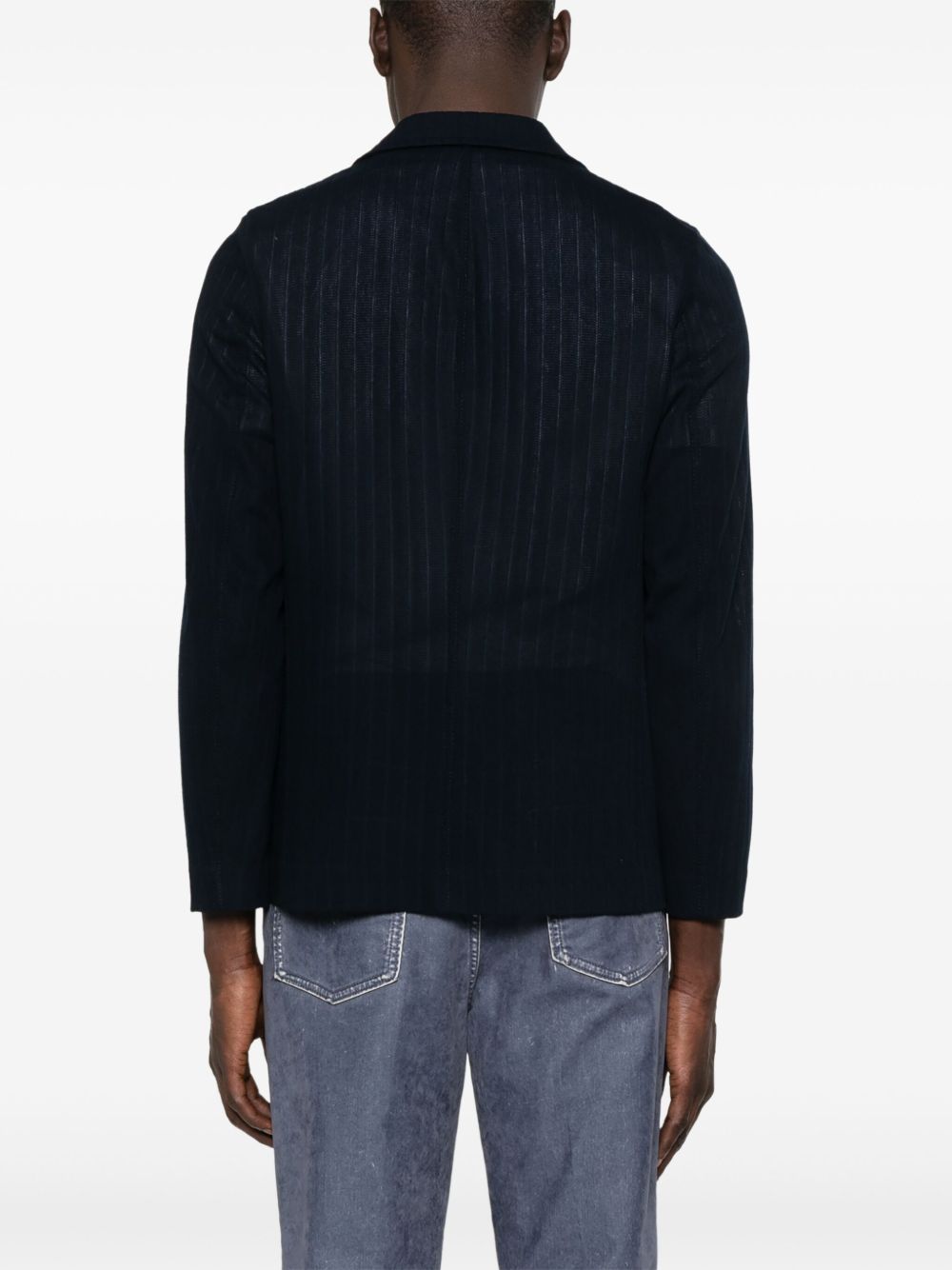 Circolo 1901 Blue Jacket — Tailored Cotton Sport Jacket