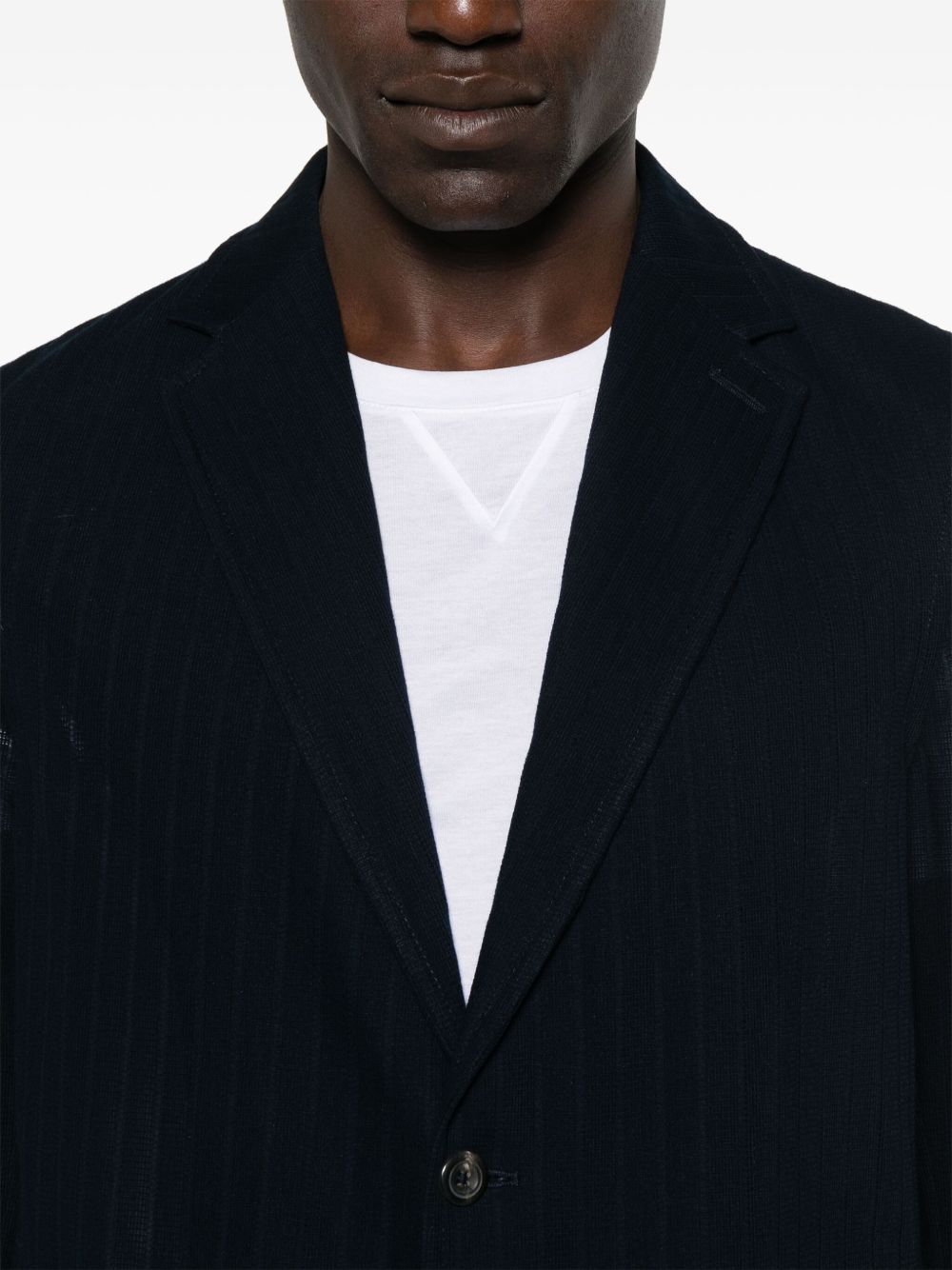 Circolo 1901 Blue Jacket — Tailored Cotton Sport Jacket