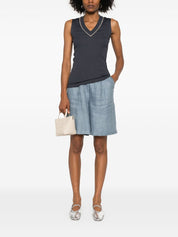 Brunello Cucinelli Top Blue