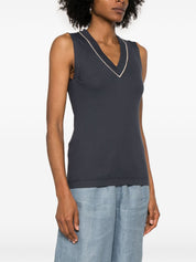 Brunello Cucinelli Top Blue
