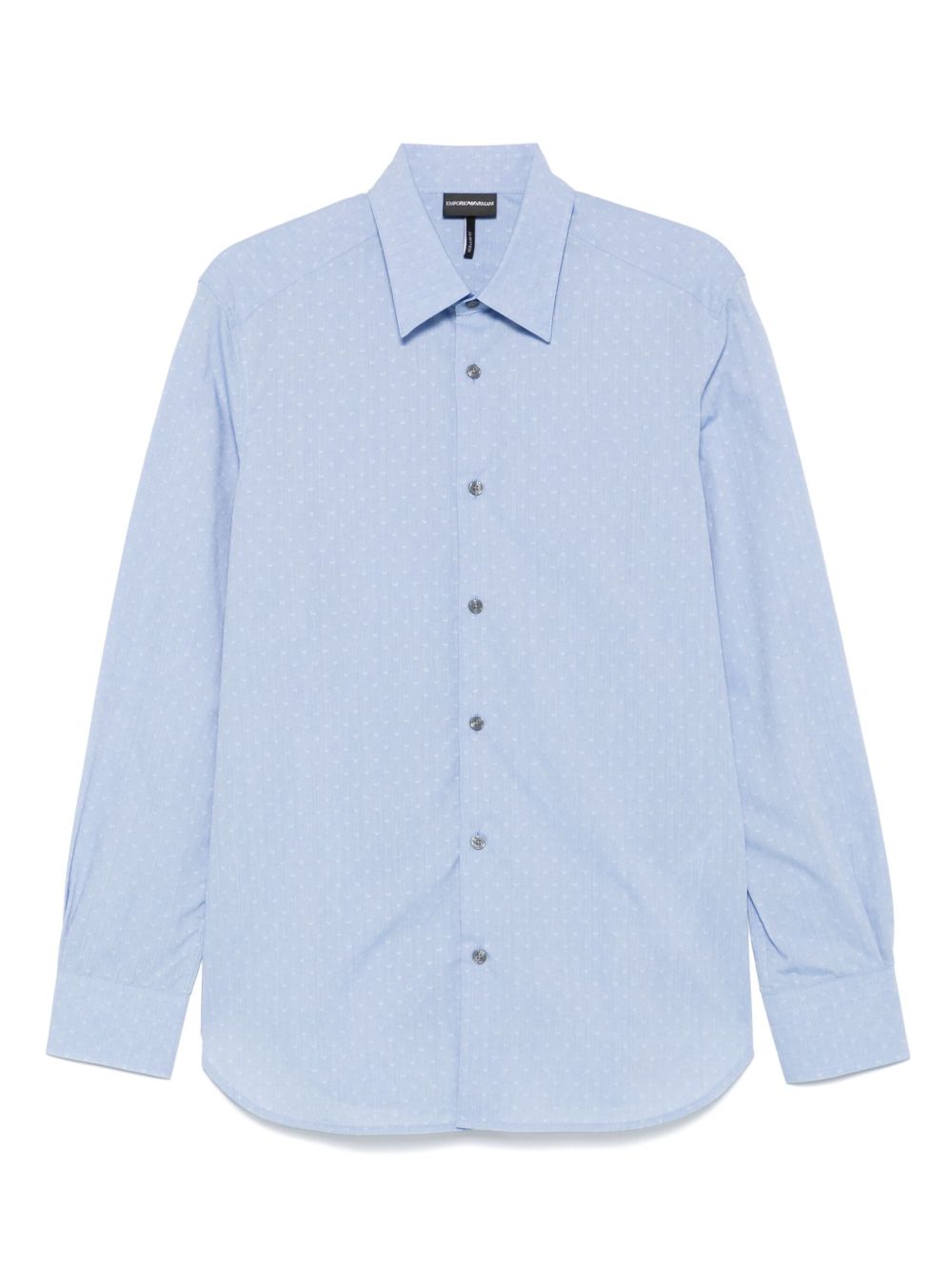 Emporio Armani Shirts Clear Blue