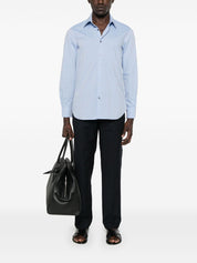 Emporio Armani Shirts Clear Blue
