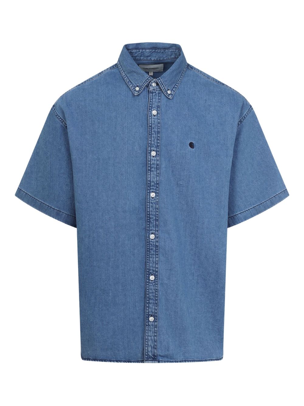 Carhartt Wip Main Shirts Blue denim cotton