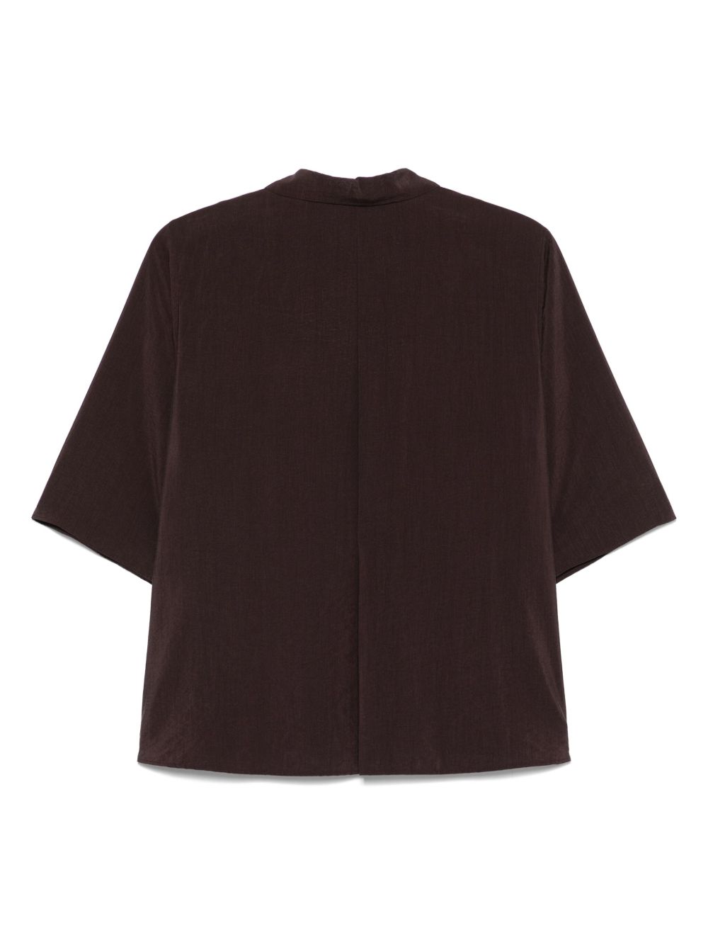 Chemises Alysi en mélange de soie violette