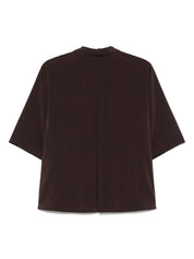 Chemises Alysi en mélange de soie violette