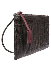 VIPERA Bags.. Green leather clutch