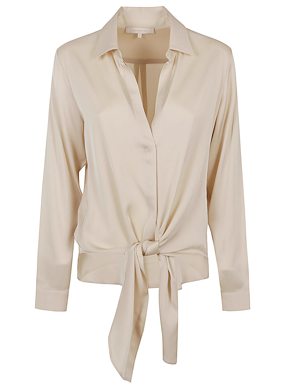 Silk95Five Shirts Beige silk Thai Top