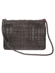 VIPERA Bags.. Green leather clutch