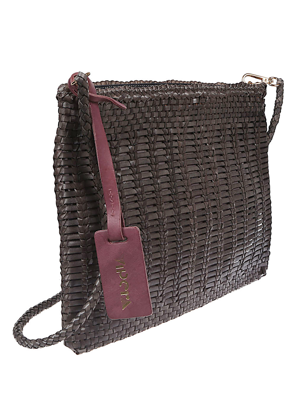 VIPERA Bags.. Green leather clutch