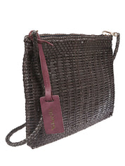 VIPERA Bags.. Green leather clutch