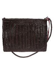 VIPERA Bags Brown leather clutch