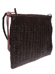 VIPERA Bags Brown leather clutch