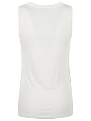 Emporio Armani White Logo Tank — Sleek Everyday Luxury