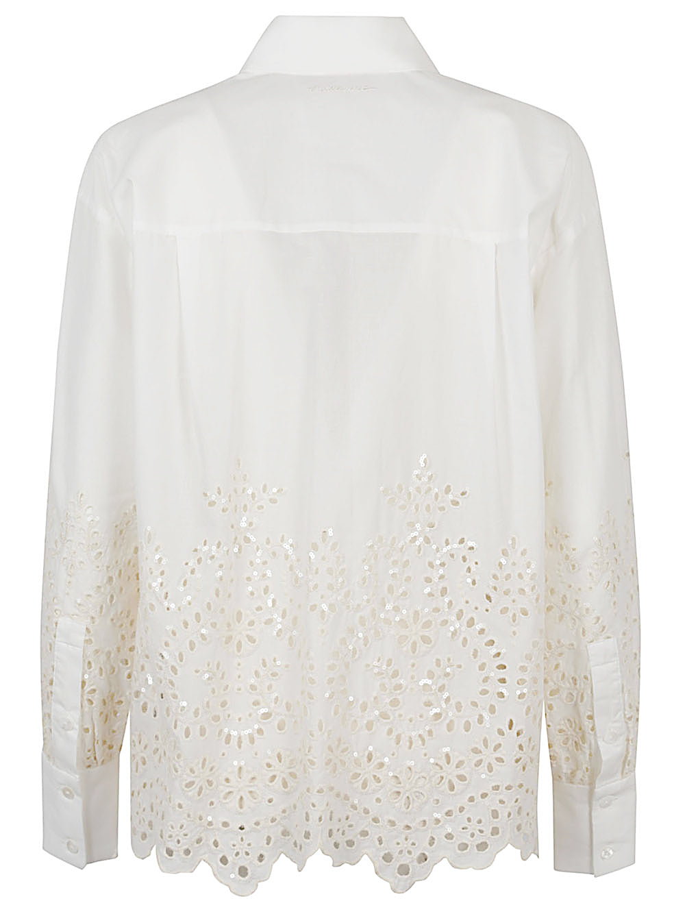 Ermanno Firenze Chemises Coton blanc brodé