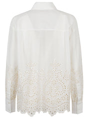 Ermanno Firenze Chemises Coton blanc brodé