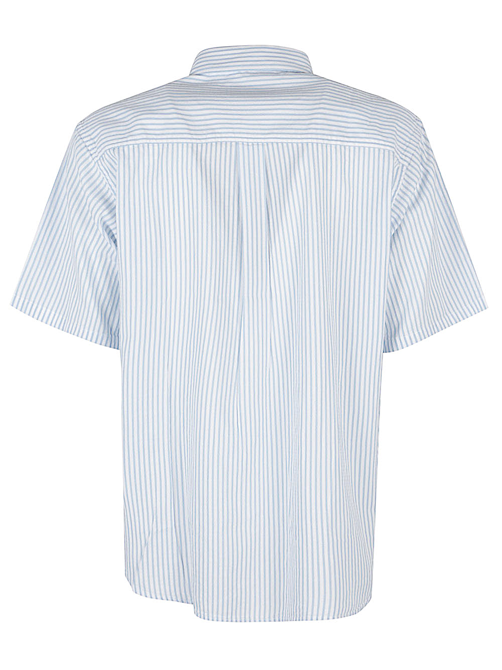 Camisas principales Carhartt Wip de algodón a rayas blancas