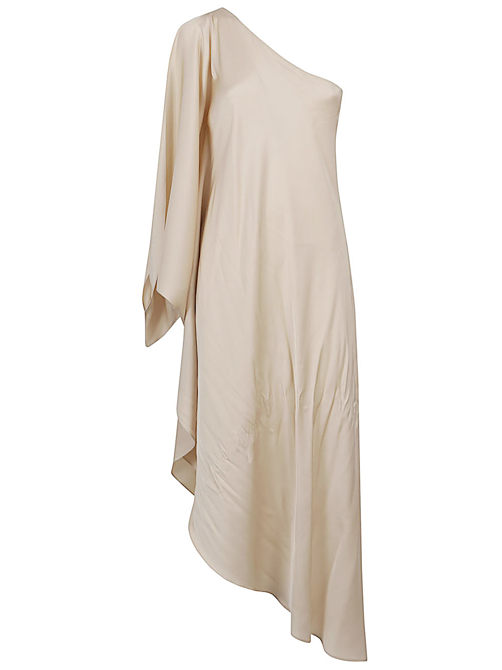 Silk95Five Dresses Beige asymmetrical silk kaftan