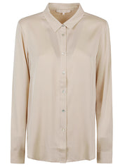 Silk95Five Shirts Beige Monte Carlo silk shirt